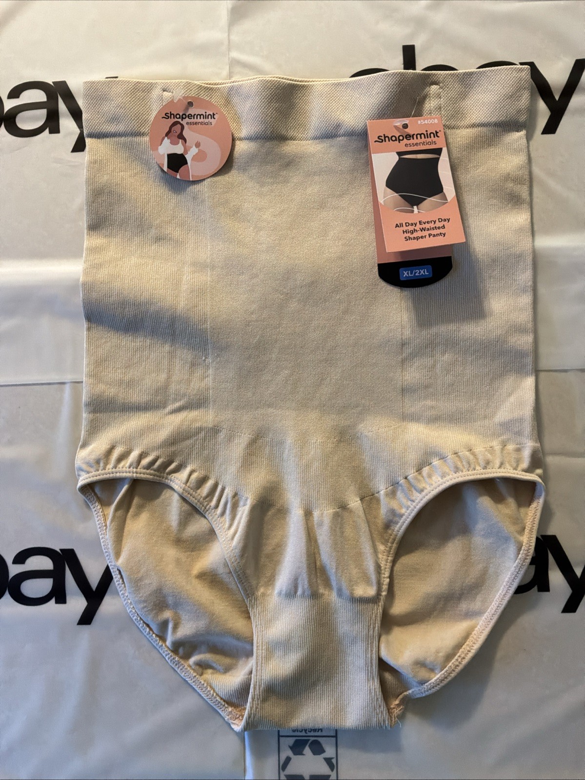 Empetua by Shapermint All Day Every Day High-Waisted ShaperPanty XL/2X BEIGE NWT