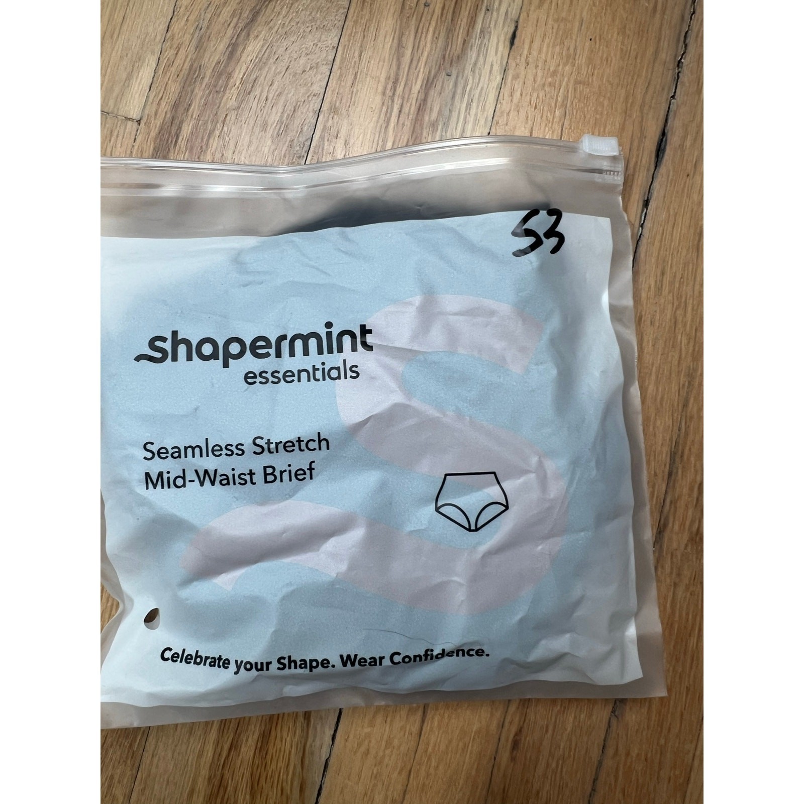 NEW Shapermint Essentials Black Seamless Stretch Mid Waist Brief Women’s S-XL