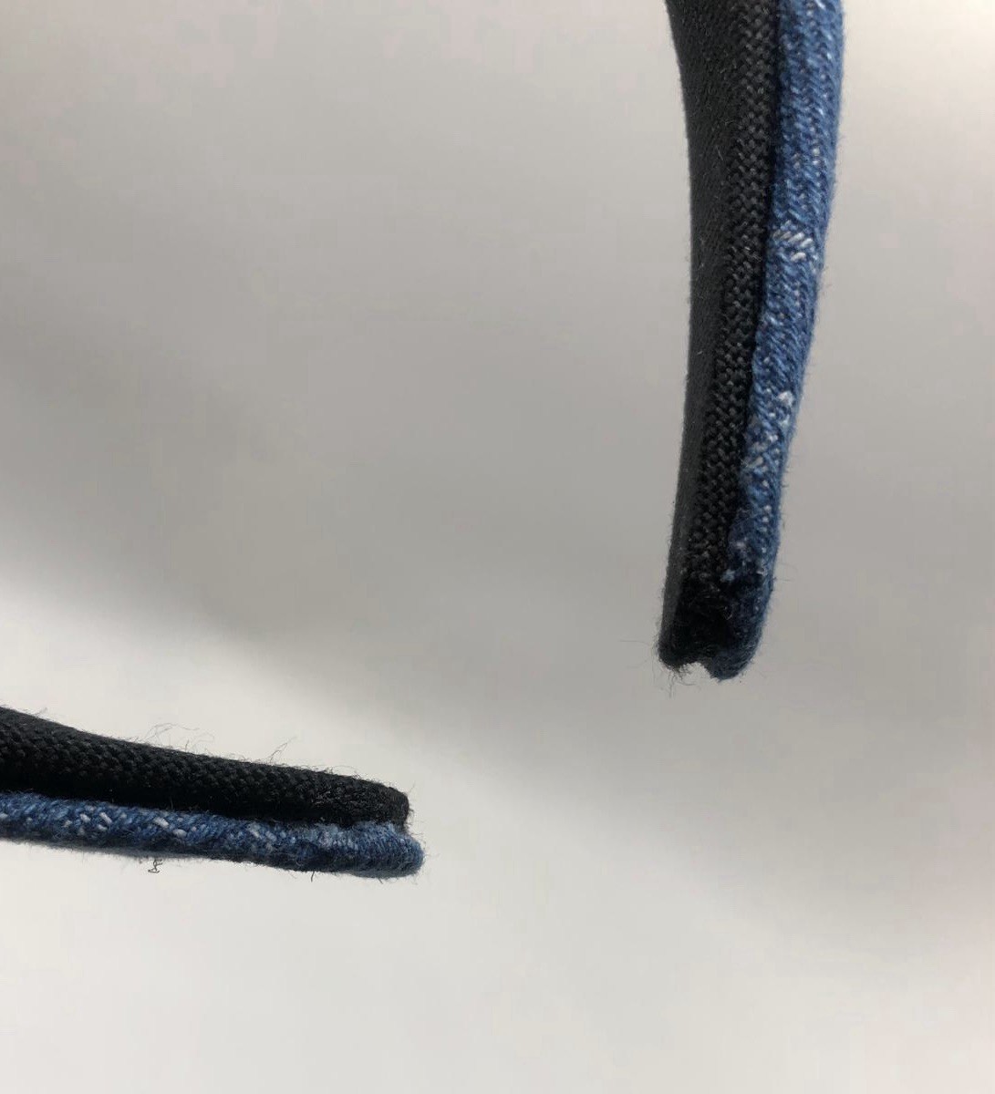 Gucci Monogram Blue Denim Headband