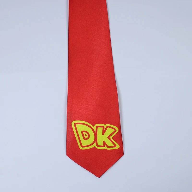 Cos Donkey Neck tie Kong Cosplay Neckband Costume Accessories Movie Peach Red