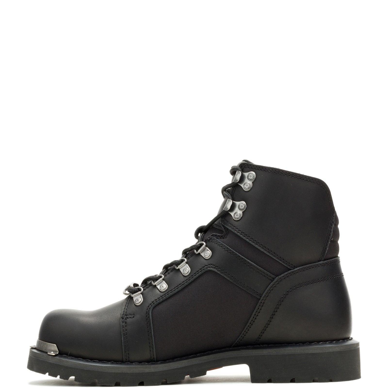 Harley-Davidson Edgefield D93885 Mens Black Leather Motorcycle Boots