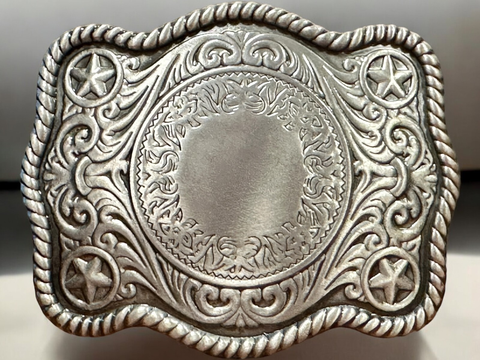 Engraved Belt Buckle Custom Personalized Monogrammed Western Buckle
