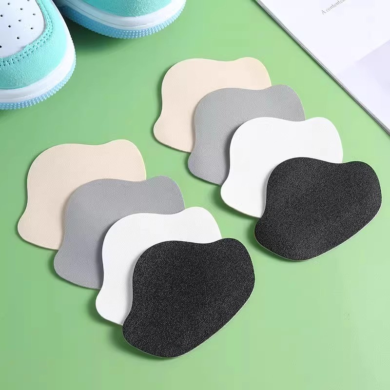 6PCS Heel Repair Patches Self Adhesive Shoe Heel Protectors Anti Wear Pad Insole
