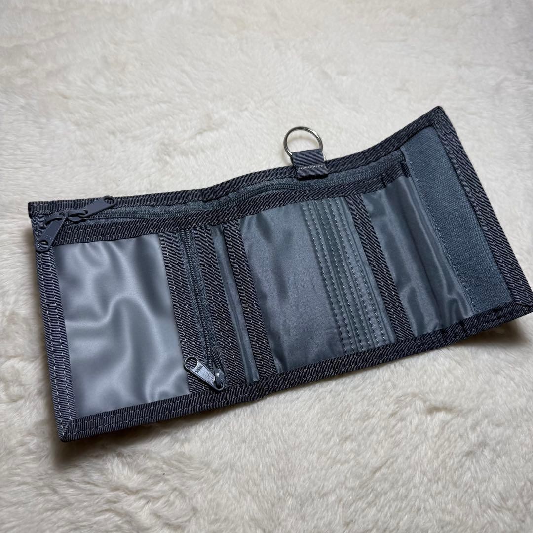 Porter Yoshida Tanker Capsule Wallet Gray Used Compact Card Holder