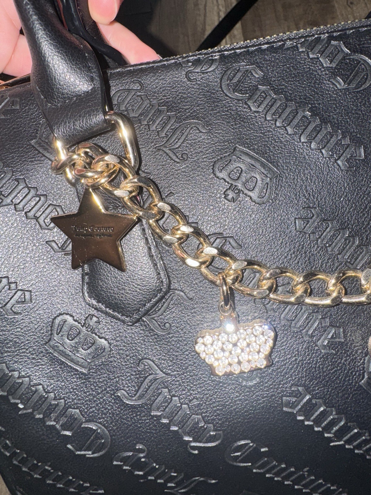 Juicy Couture I’m Not Your Babe Cross Body With Chain of Charms