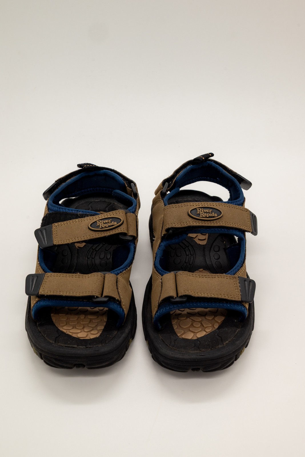 RIVER ROCKS Kids Synthetic Brown Sandals Size US 4