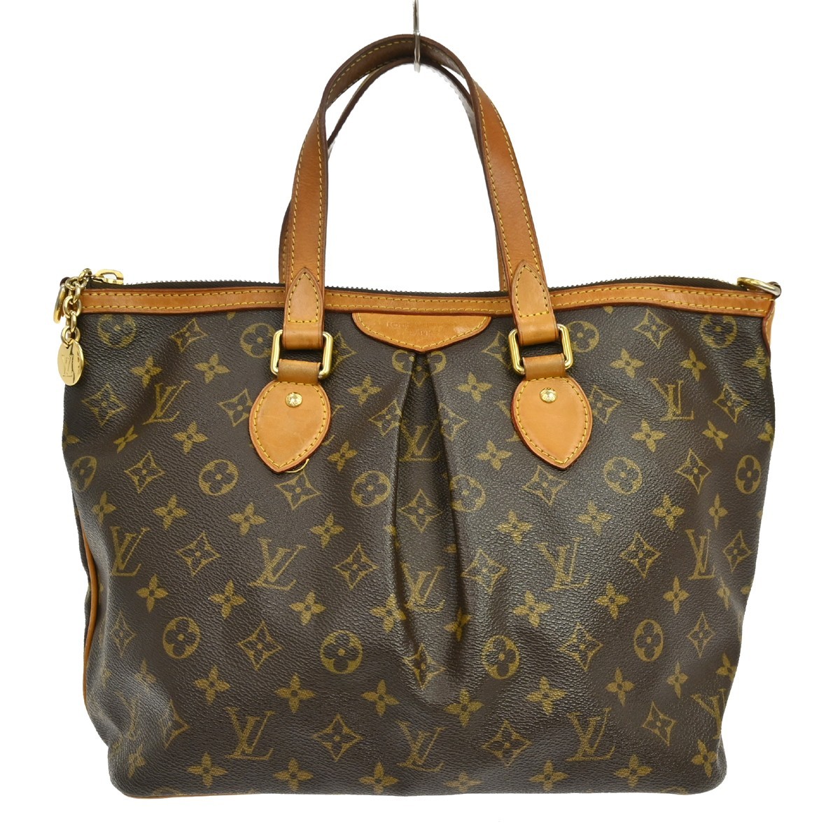 Best06 LOUIS VUITTON MONOGRAM PALERMO PM 2WAY TOTE BAG M40145 VI2019 RQ02090