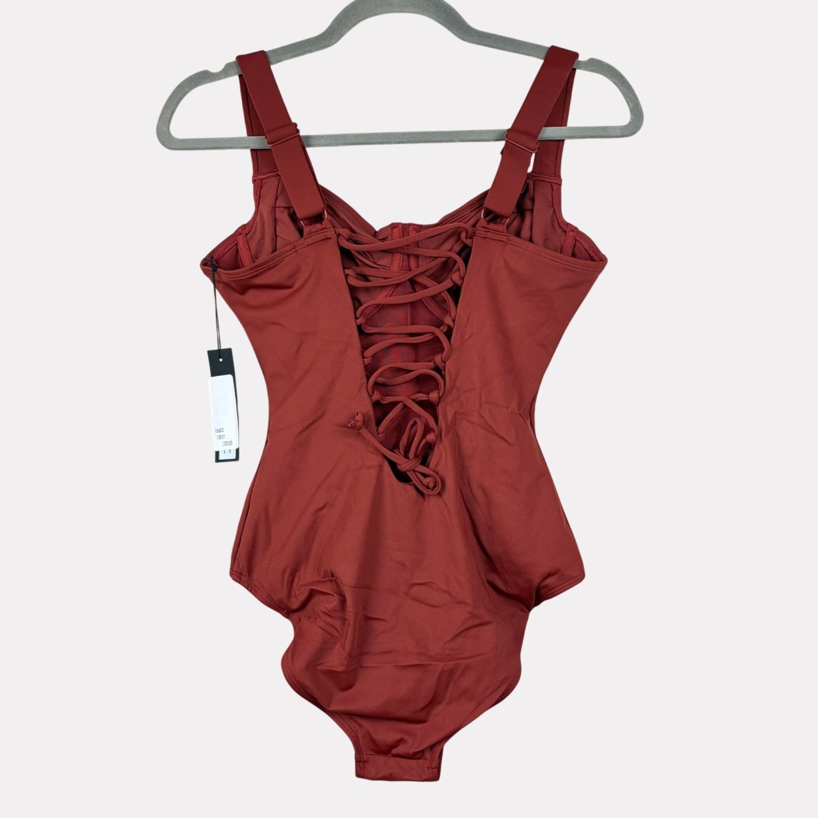 TA3 Lifty Copper Moderate Coverage One Piece Swimsuit Women Small Reg/Long D/DD