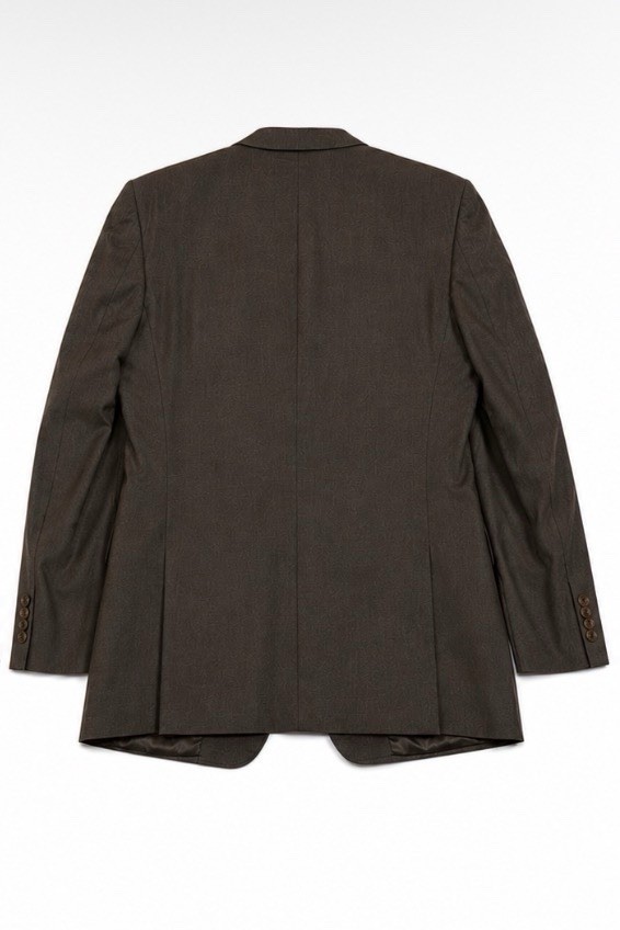 Canali Brown Wool Blazer 48R 58EU Made In Italy Sport Coat 2 Button Luxury