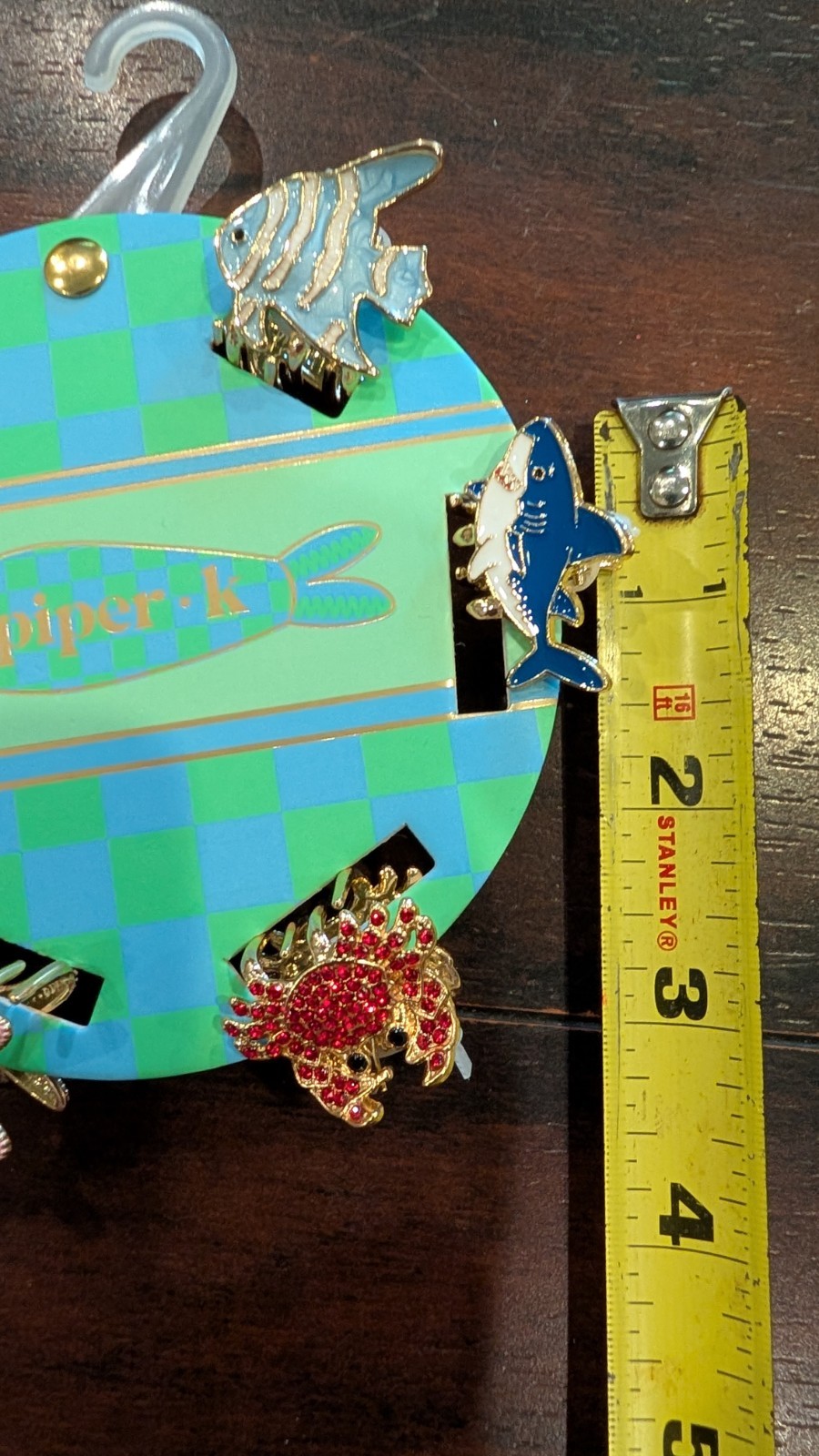 piper.k Hair Clips Ocean Style Multi Color & Shape New