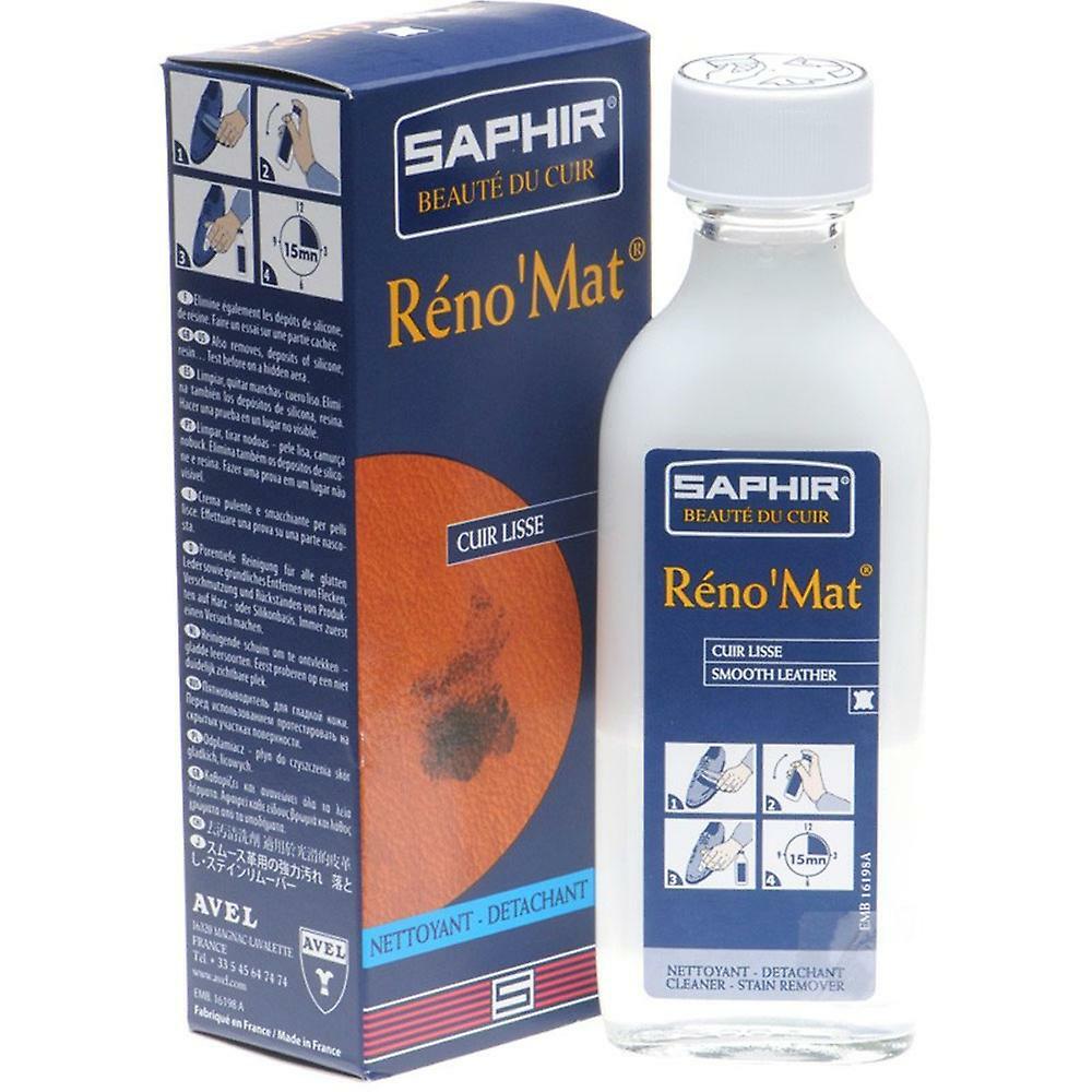 Saphir Réno’Mat Cleaner and Stain Remover – Bottle 100 ml – Made in France