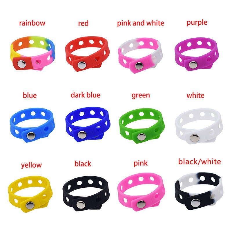 Shoe Charm Bracelet Multi Color PVC 8.25″ Inches 21cm For Kids Adults Gift
