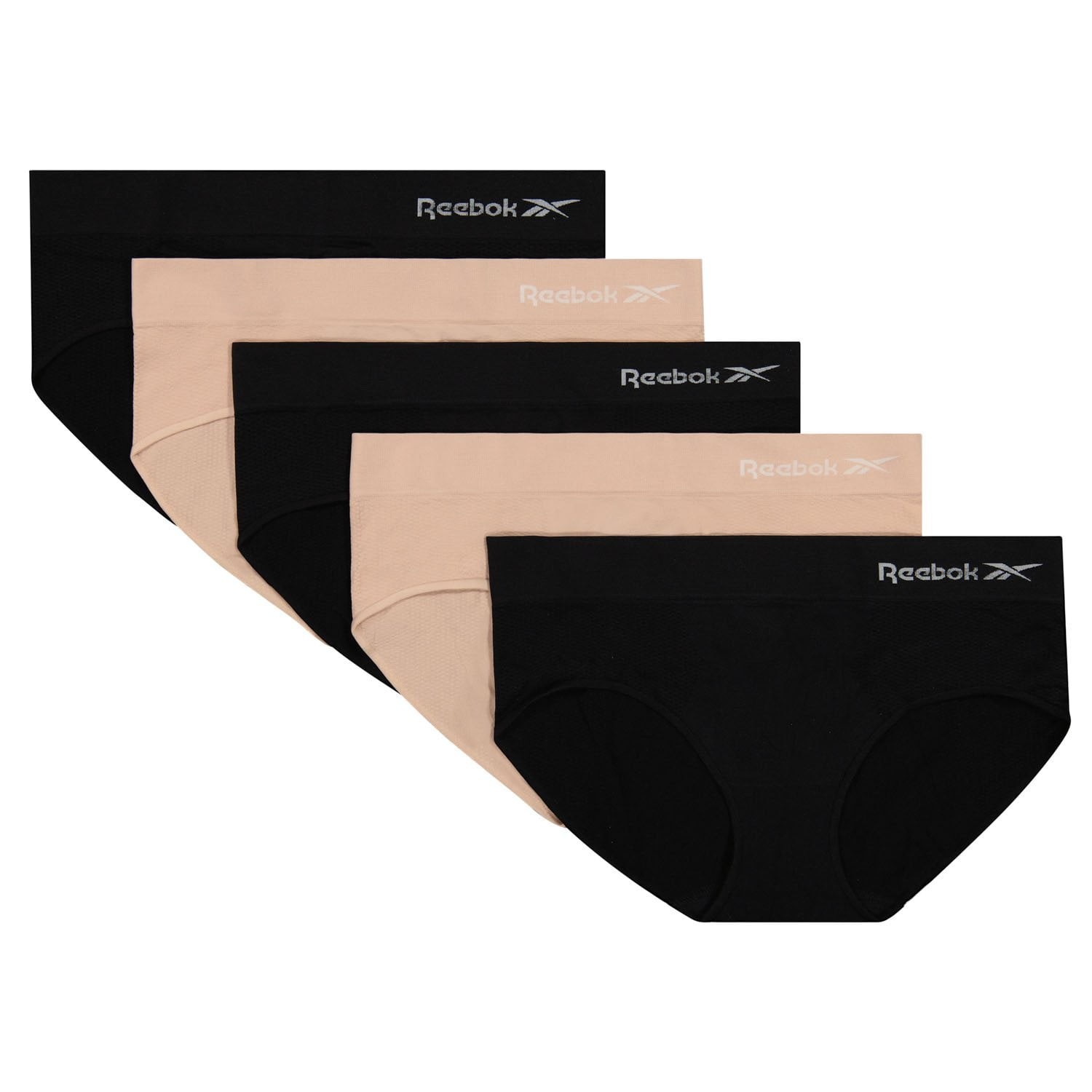 Reebok Women’s 5 Pack Seamless Hipsters Size Medium 8-10 Choose Colors NEW