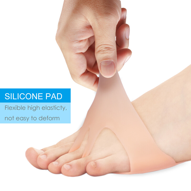 Silicone Ball of Foot Gel Pads Forefoot Metatarsal Stress Pain Relief Cushion