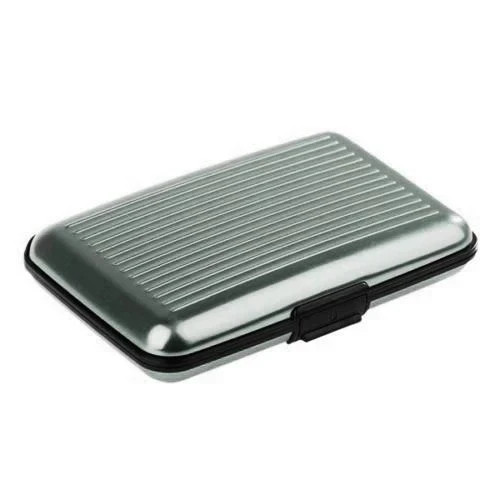 Pocket Waterproof Business ID Credit Card Wallet Holder Aluminum Metal RFID Case