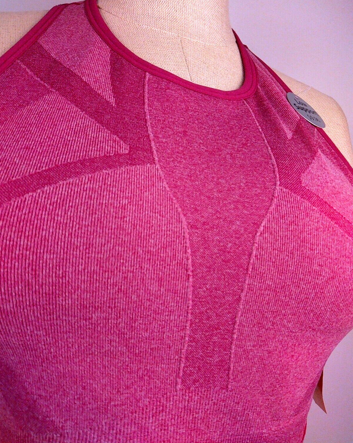 Avia RN 15741 Pink Nylon Low Support Pullover Sports Bra Size L – New (50)