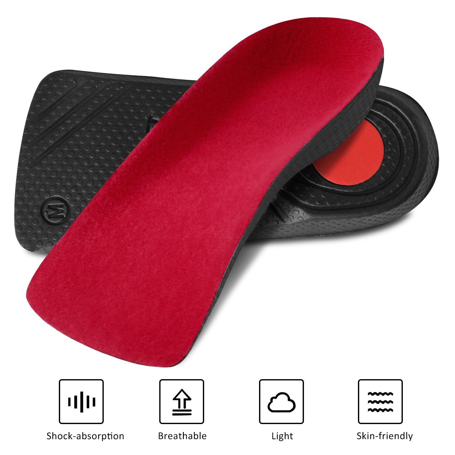 Plantar Fasciitis Arch Support Insoles Shoe Inserts Orthotic Flat Feet Foot Pain