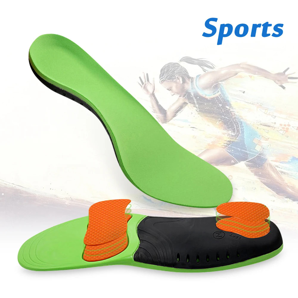 Orthopedic Insoles Shoe Inserts Flat Feet High Arch Support Women Men Foot Pain
