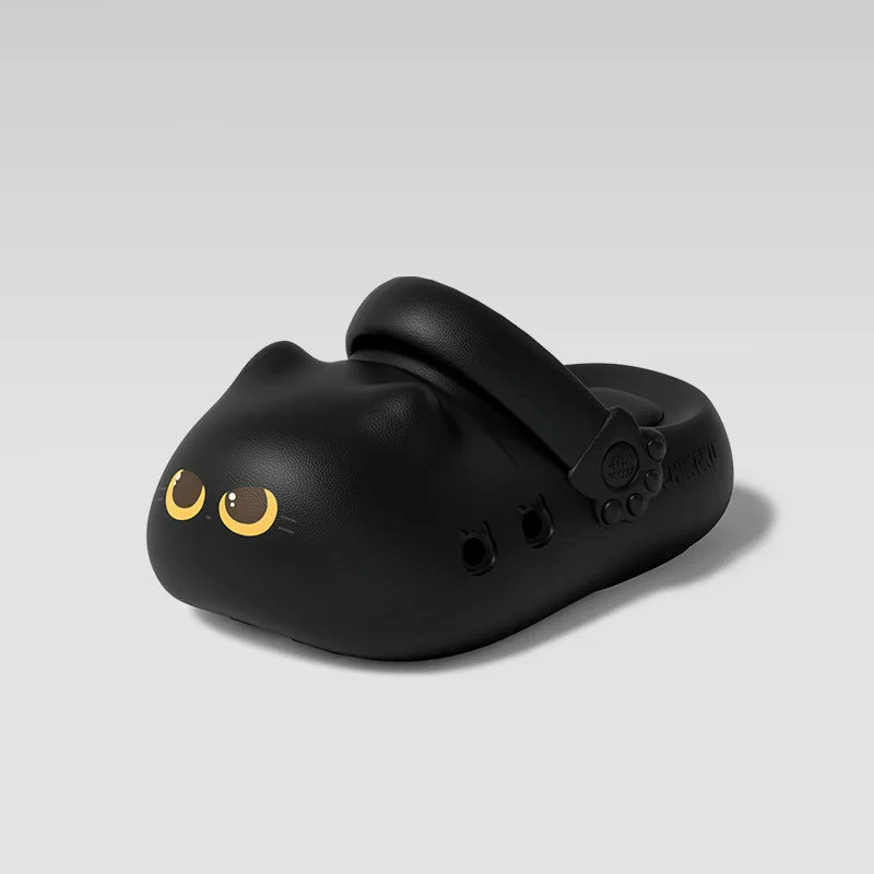 Adorable Waterproof Cat Slippers Anti Slip Bottom Cat Paw Soft Bottom Closed toe