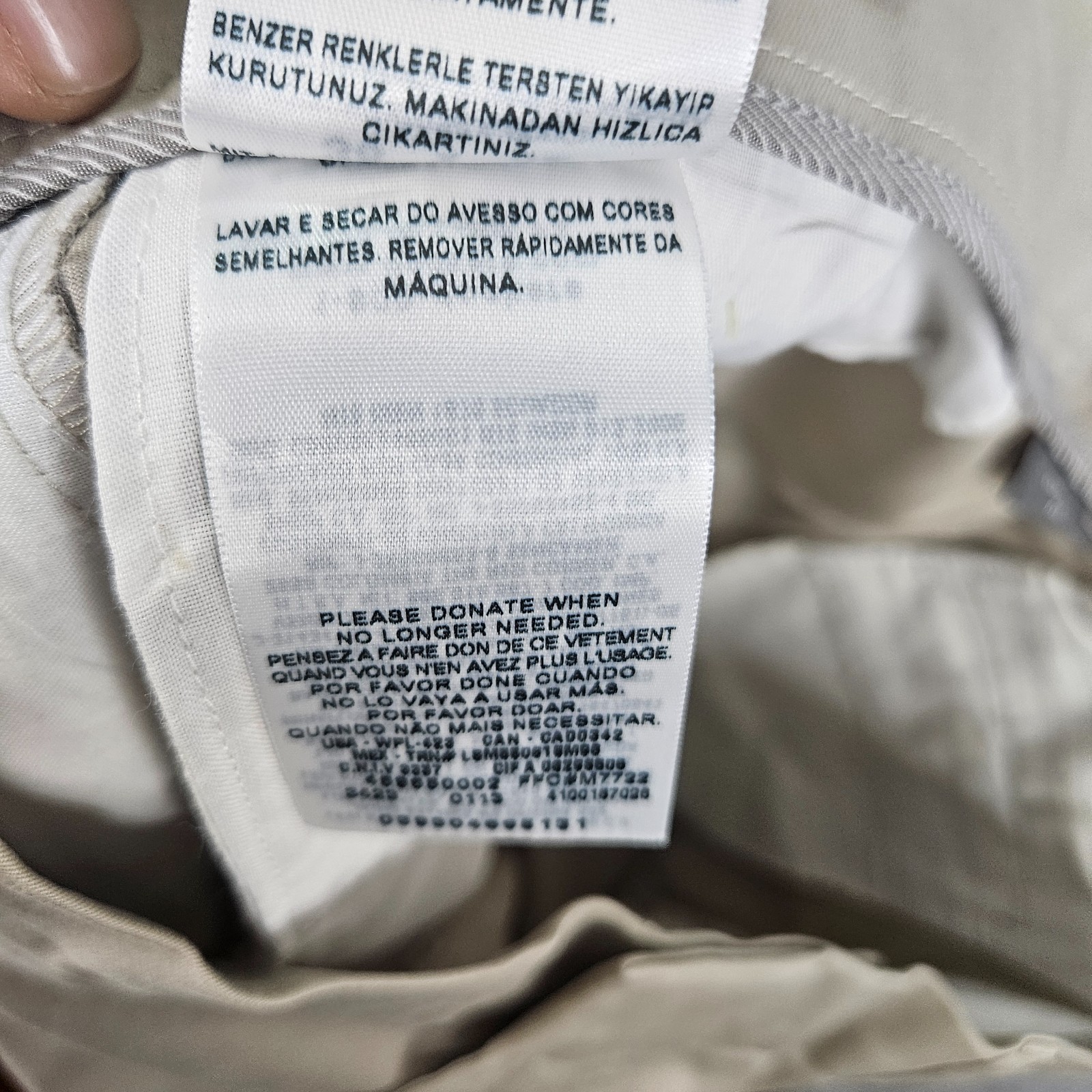 NEW Dockers Khaki Pants Mens 36×32 Beige Relaxed Business Office No Iron Flat