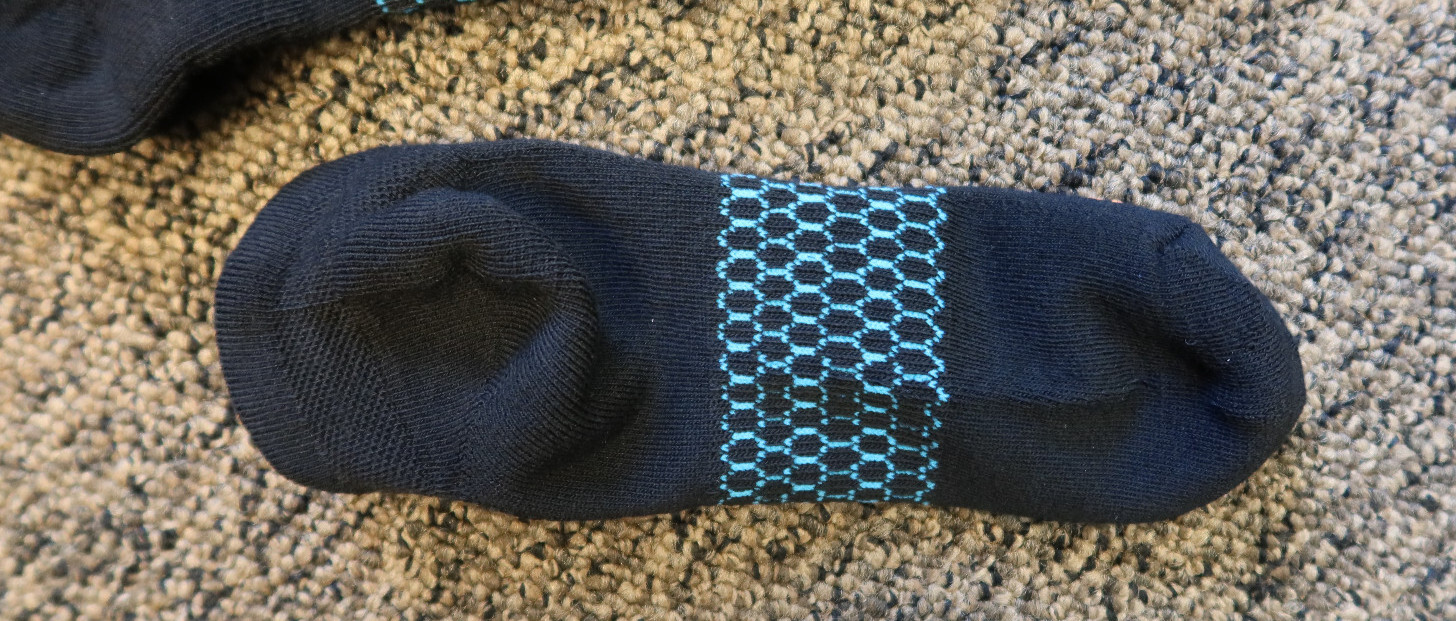 New Bombas Unisex Honeycomb Ankle Socks – BLACK – 6 Pairs – MEDIUM