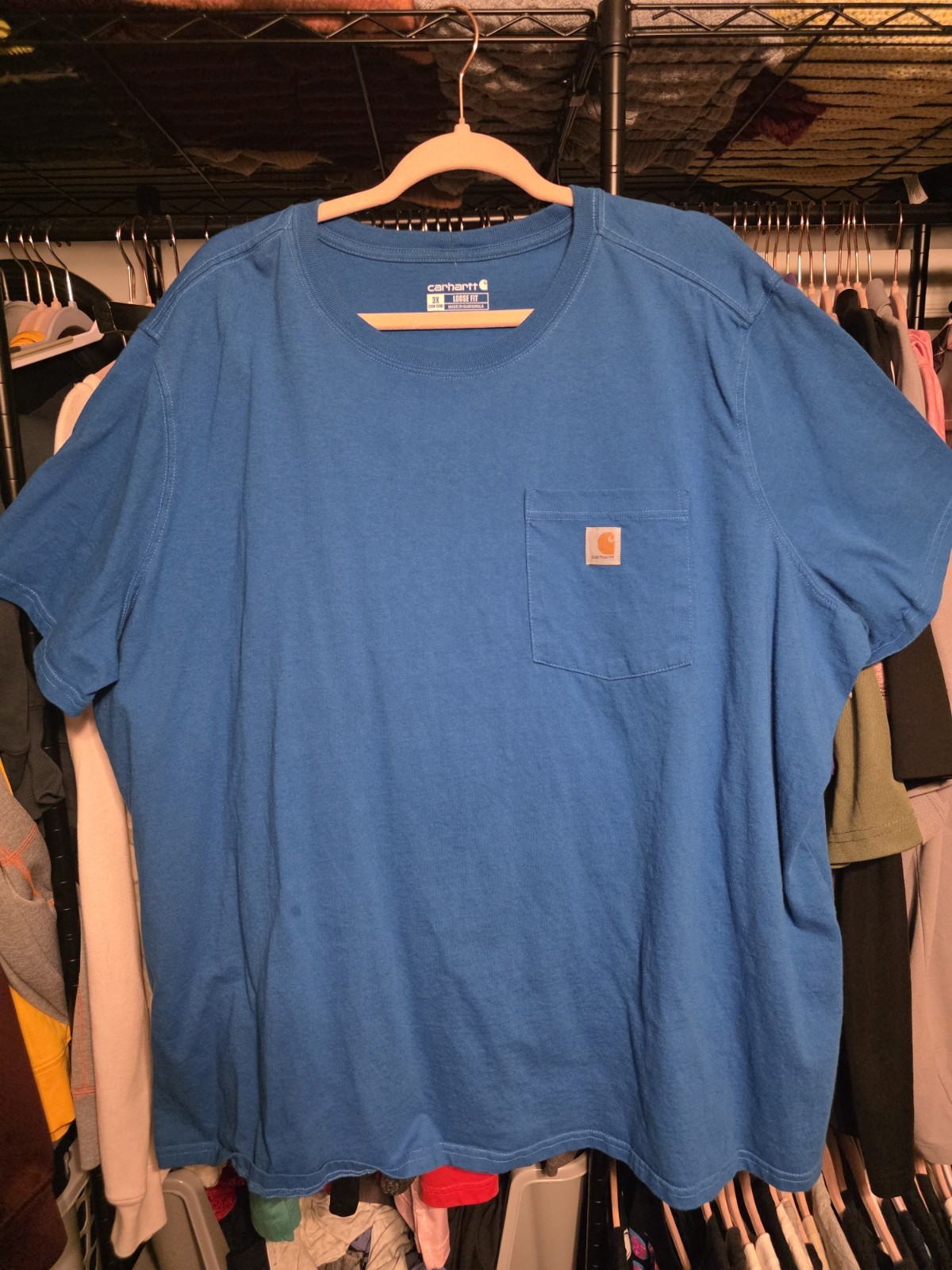Carhartt Womens Plus Loose Fit 3X Pocket Tees Sold As A LOT Of 5