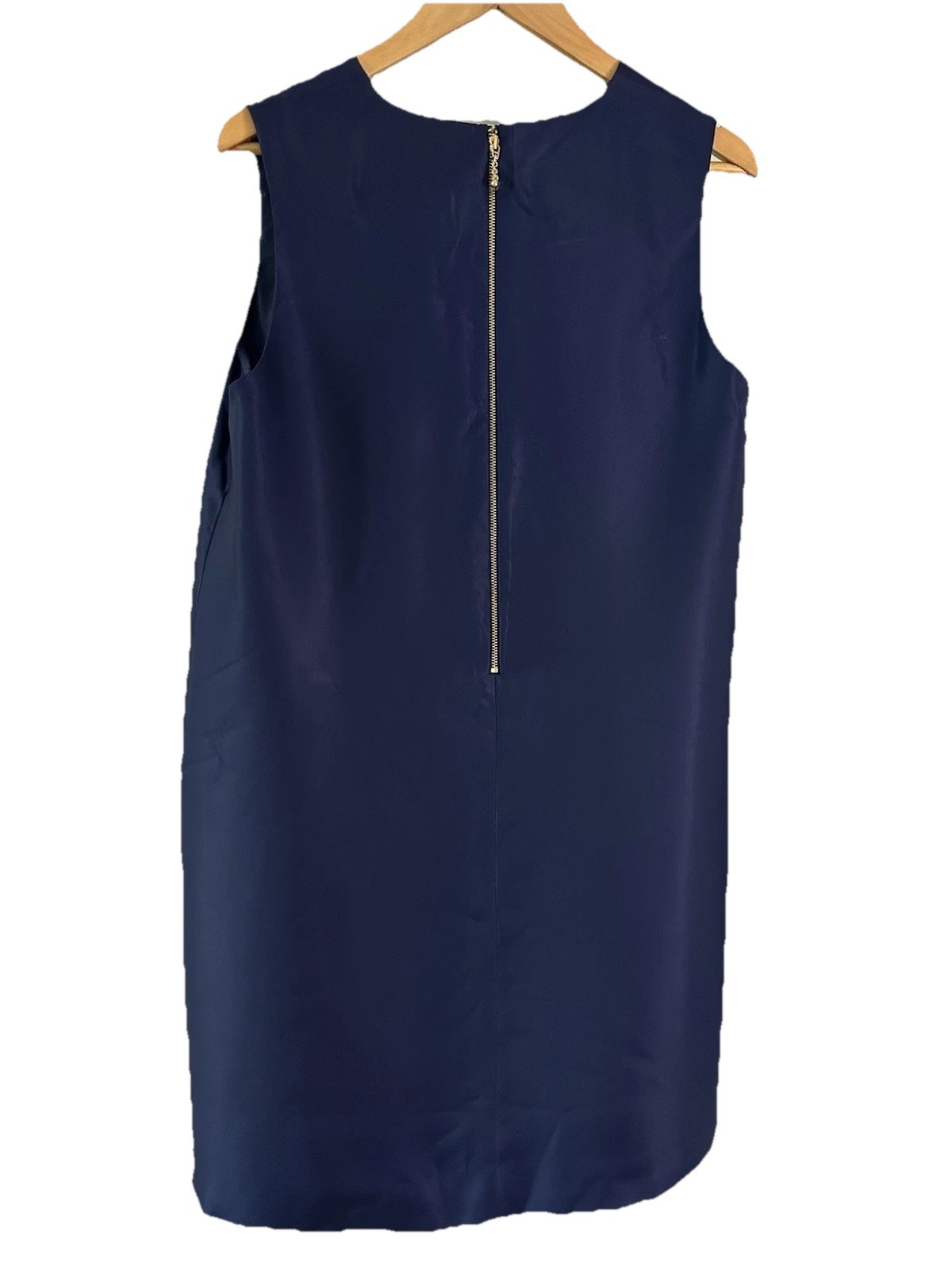 Kate Spade Keri Shift Dress Navy Blue Sz 10 Mini Minimalist Classic A-line