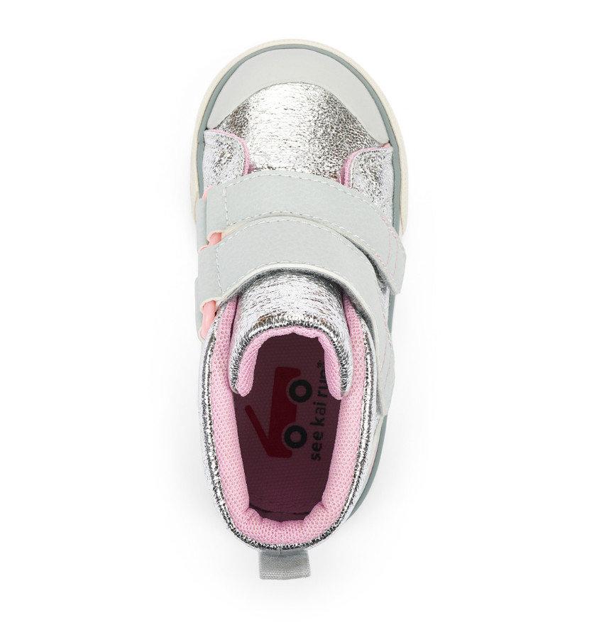 See Kai Run Dean Adapt II Silver Girl’s Sneakers New