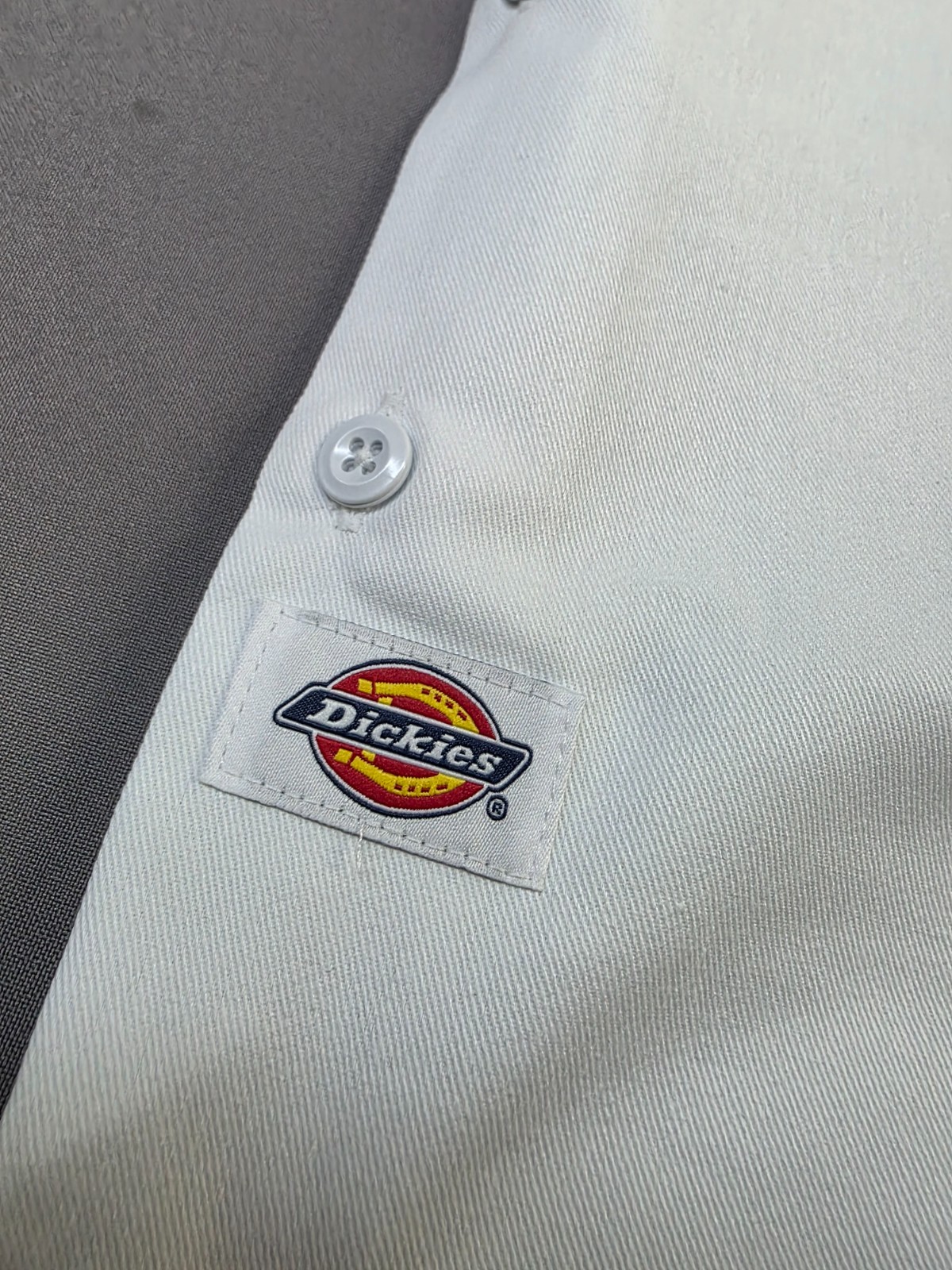Dickies Men’s Short Sleeve Durable Twill Button Down Work Shirt