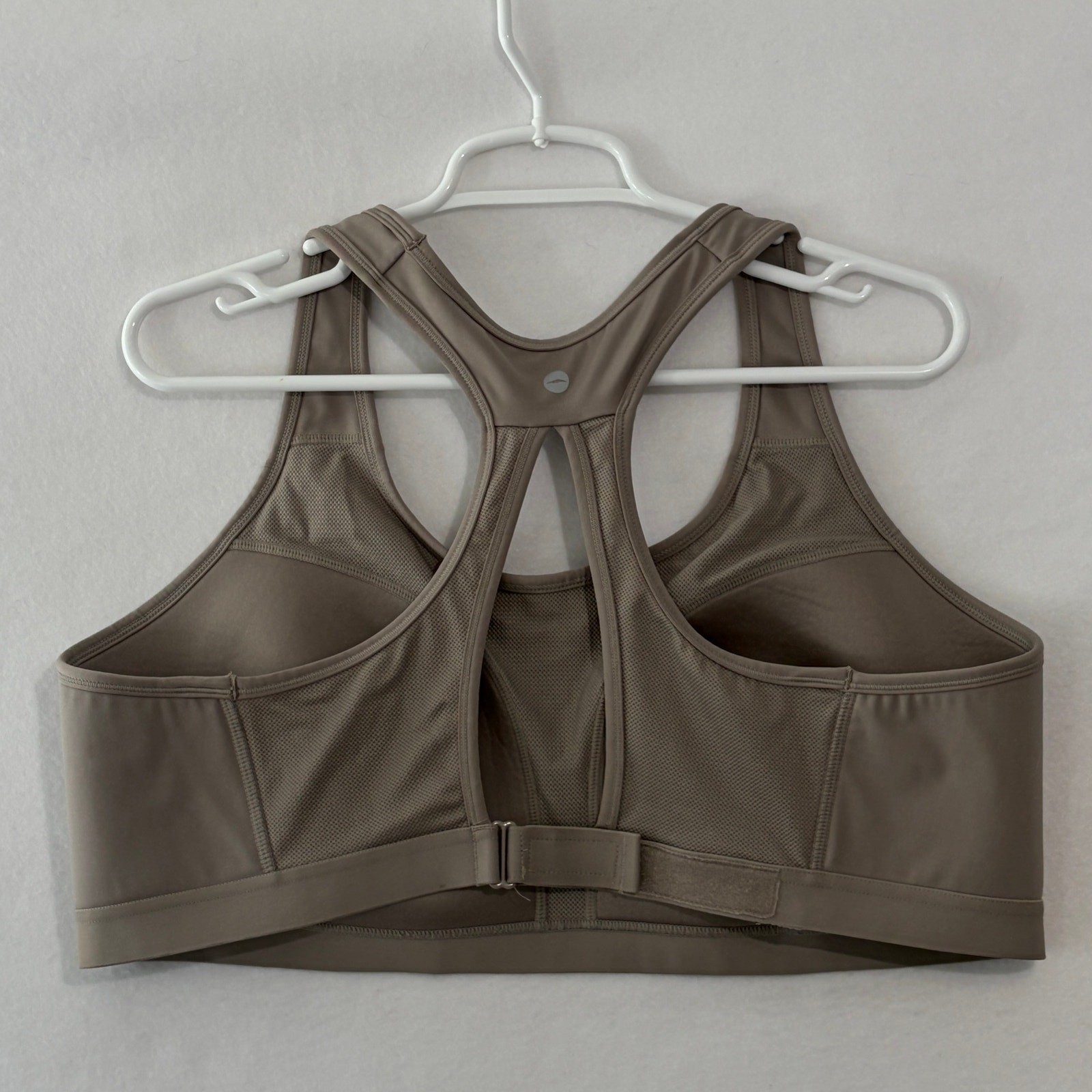 Avia Sports Bra Womens XXXL Plus 22 Gray Wireless Crossback Lined