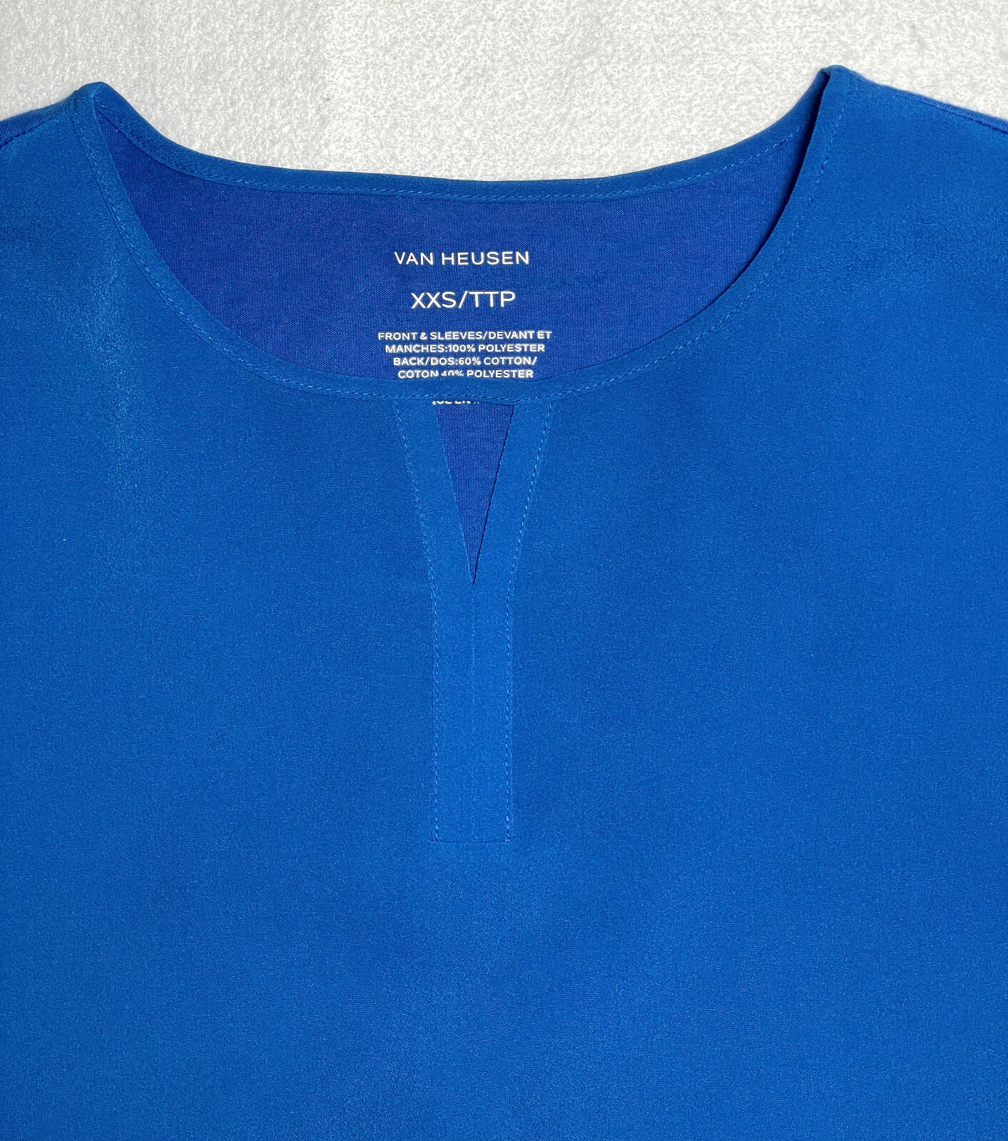 Women’s Blouse Van Heusen, Short Sleeves Top Mint Green, Blue, Cantaloupe NWT