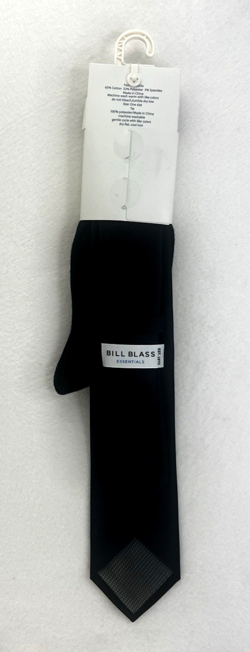 Bill Blass Essentials Handmade Tie & Socks Combo Pack NWT Machine Washable