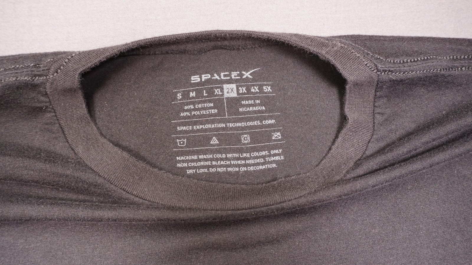 SpaceX Starship Flight 6 Shirt Mens 2XL Black Banana For Scale Elon Musk Tee