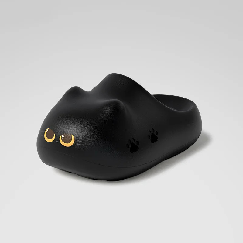 Adorable Waterproof Cat Slippers Anti Slip Bottom Cat Paw Soft Bottom Closed toe