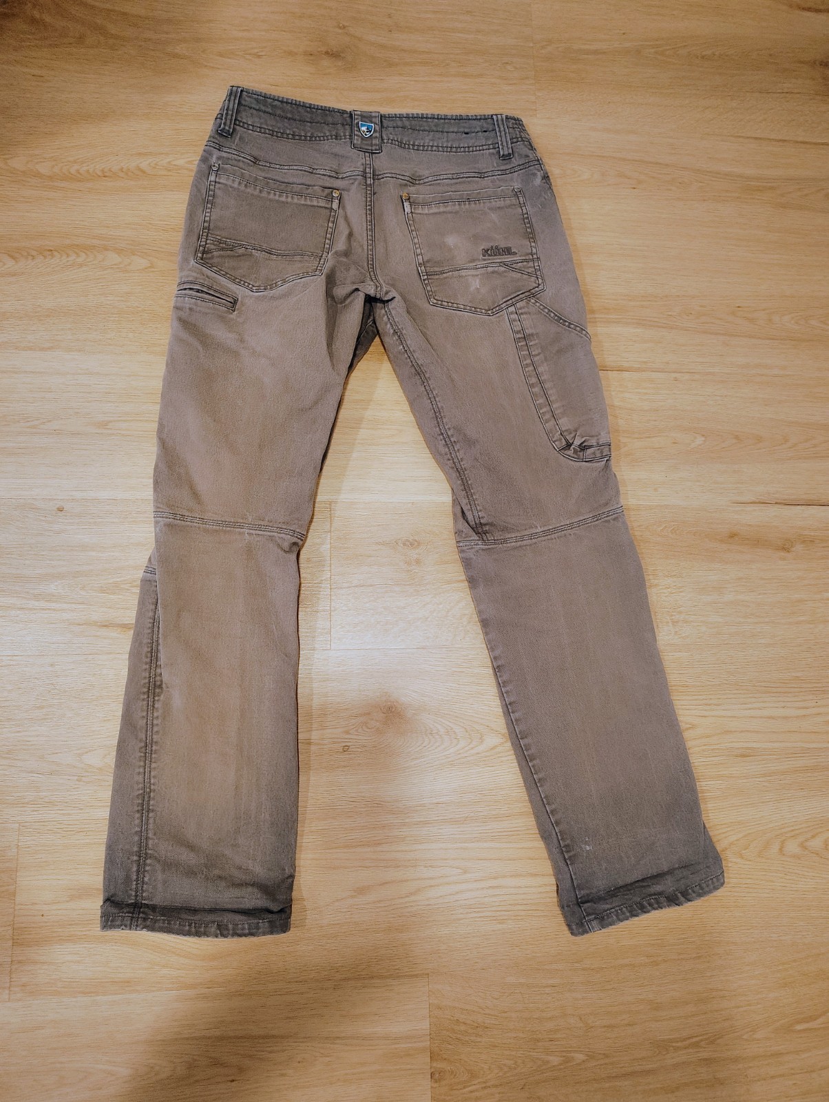 Kuhl Pants Mens 30×32 Rebel Light Green Patina Day Hiking Outdoor Canvas Work