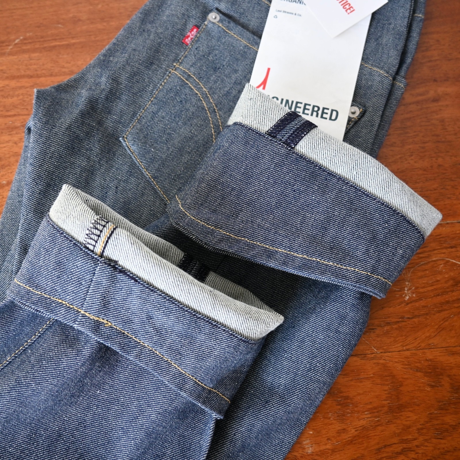 DEADSTOCK, 2000s Levi’s ENGINEERED JEANS “ORGANIC SLIM CUT”, made in Japan, 29
