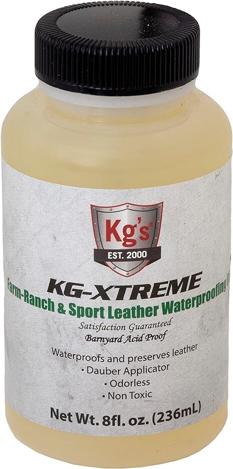 Kg’s KG-XTREME Farm-Ranch & Sport Leather Waterproofing Oil 8 fl. oz. (236 ml.)