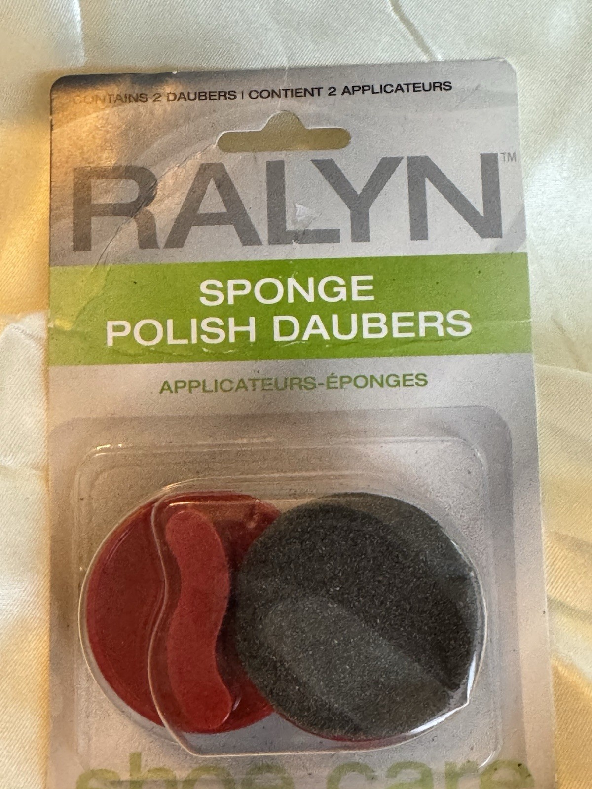 Ralyn Sponge Polish Daubers Shoe Care Applicators 2 Pack MPN 11509