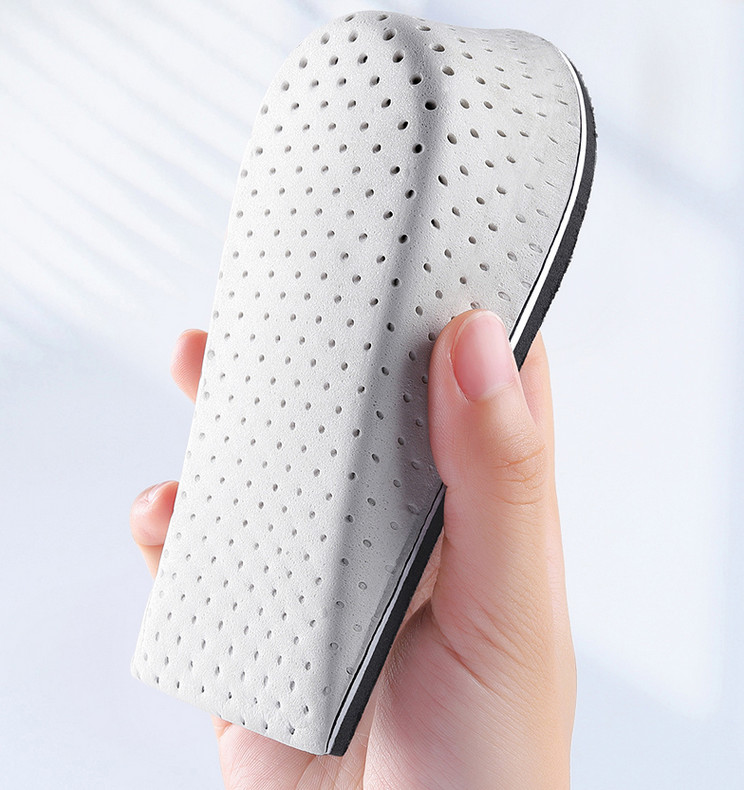Unisex Heel Lift Insert Shoe Pad Cushion Authentic Shoe Insoles Height 3.8cm