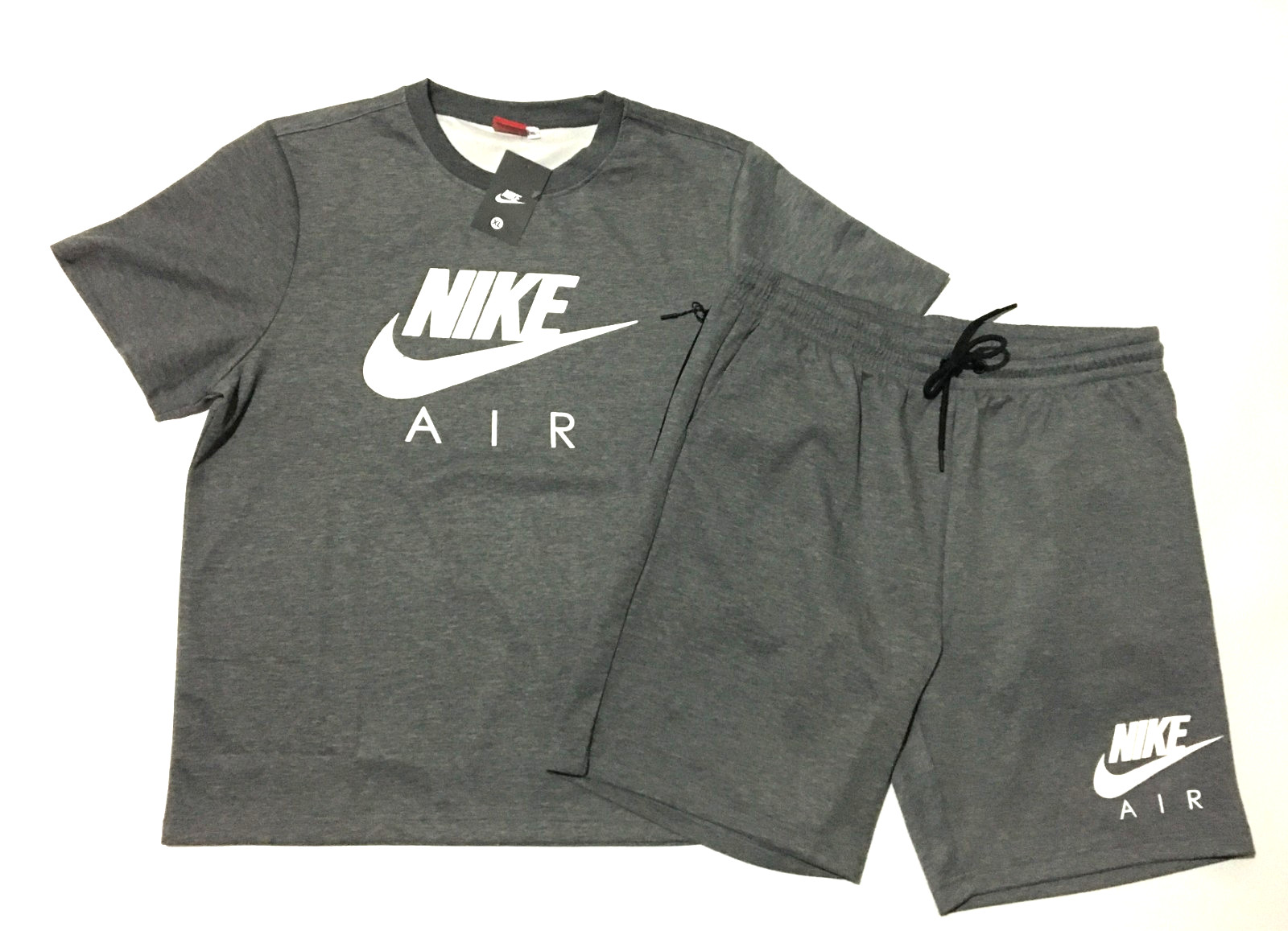 Men Nike AIR Short Tech Set Two Pieces Outfit New S, M, L, XL, 2XL,3XL,4XL
