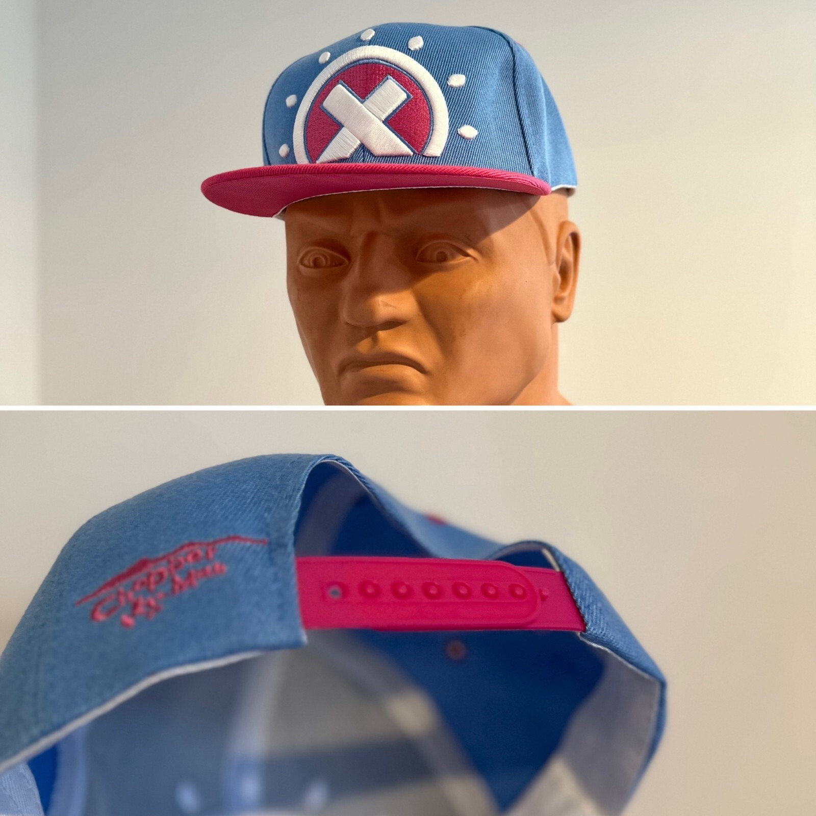 Tony Chopper One Piece Inspired Hat Baseball Cap Luffy Snapback Flat Bill Luffy