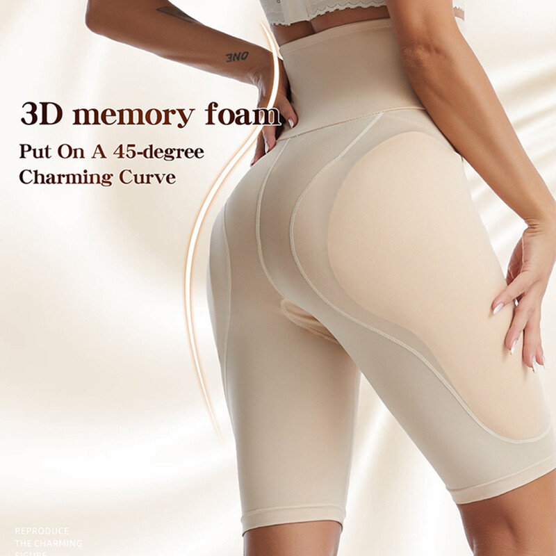 Women High Waist Butt Lifter Panties w Extra Large Pads Fake Ass Hip Enhancer US