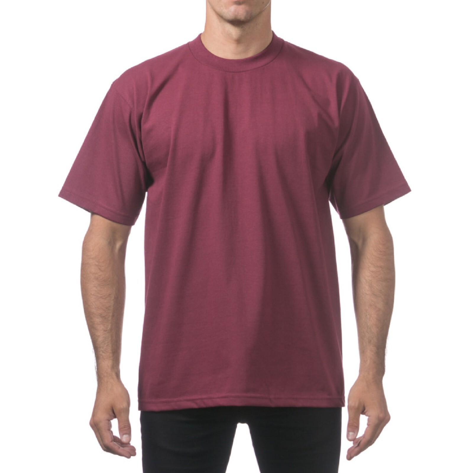 PROCLUB MENS HEAVYWEIGHT SHORT SLEEVE T SHIRTS PRO CLUB CASUAL COTTON TEE SHIRT