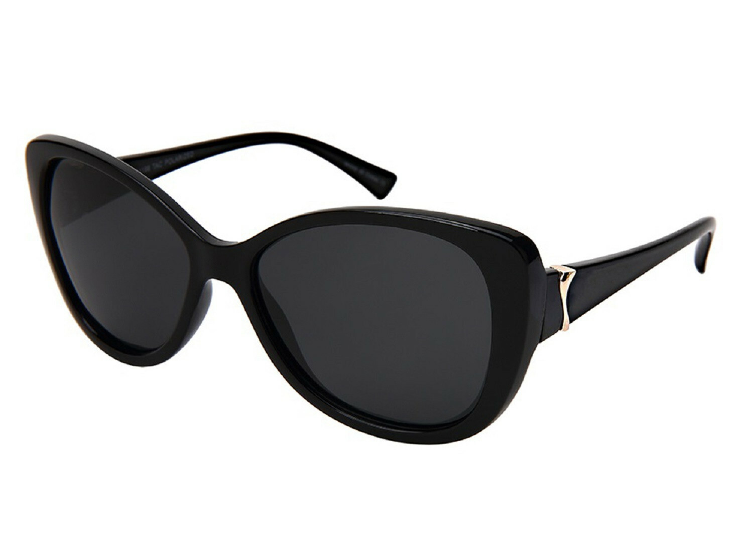 Women’s 100% UV400 Protection TAC Polarized Lens fashion Sunglasses Black