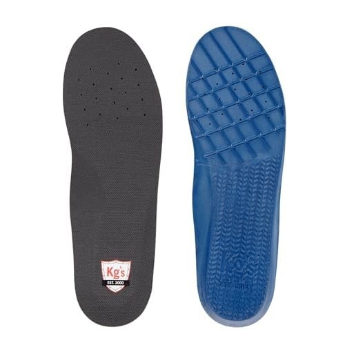 Kg’s KG-Xtreme Cushioned Insoles – Memory Foam Insoles with Arch for All Day …