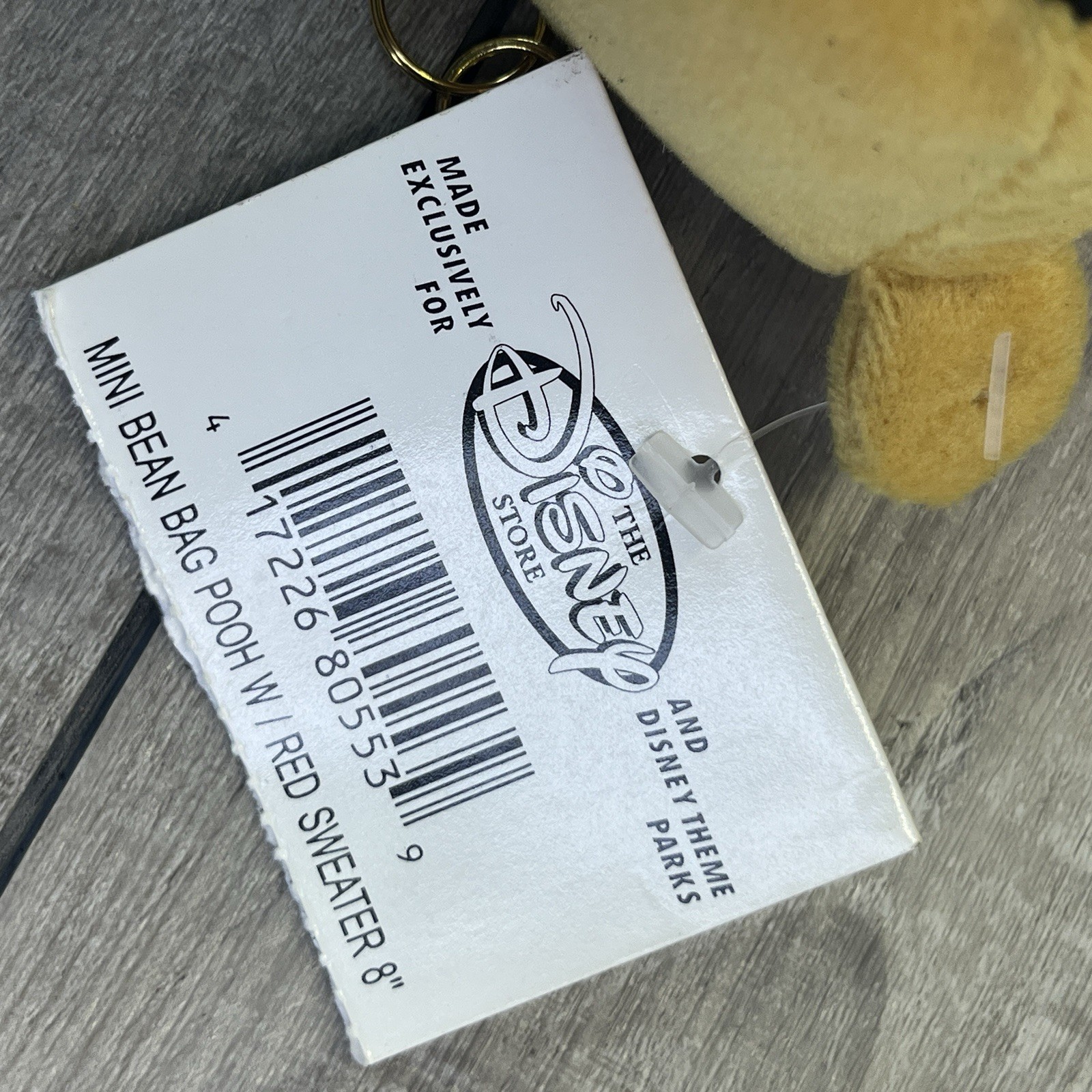 Winnie the Pooh OOAK Toy Bag Charm Keychain Handmade Ornament Vintage Plush