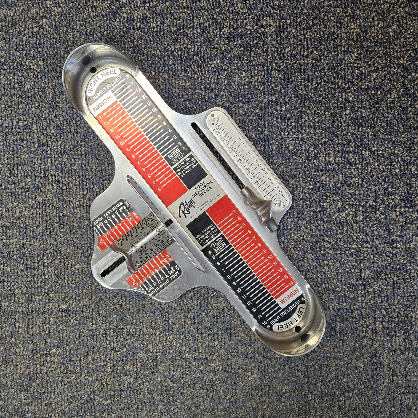 Ralyn Foot / Shoe Measuring Device, Men And Women Combo