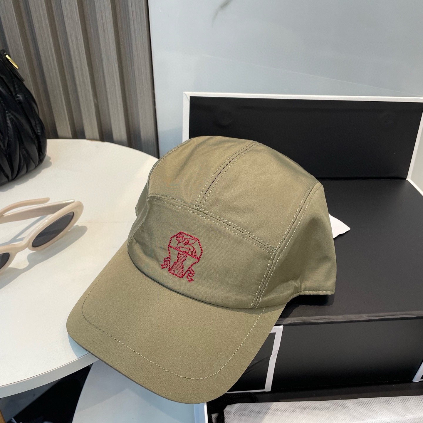 Brunello2026 Cucinelli Cotton Logo Baseball Cap Men Summer Breathable