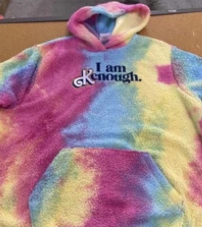 Barbie Movie Barbie The Movie “I Am Kenough” Unisex Hoodie Size Xl