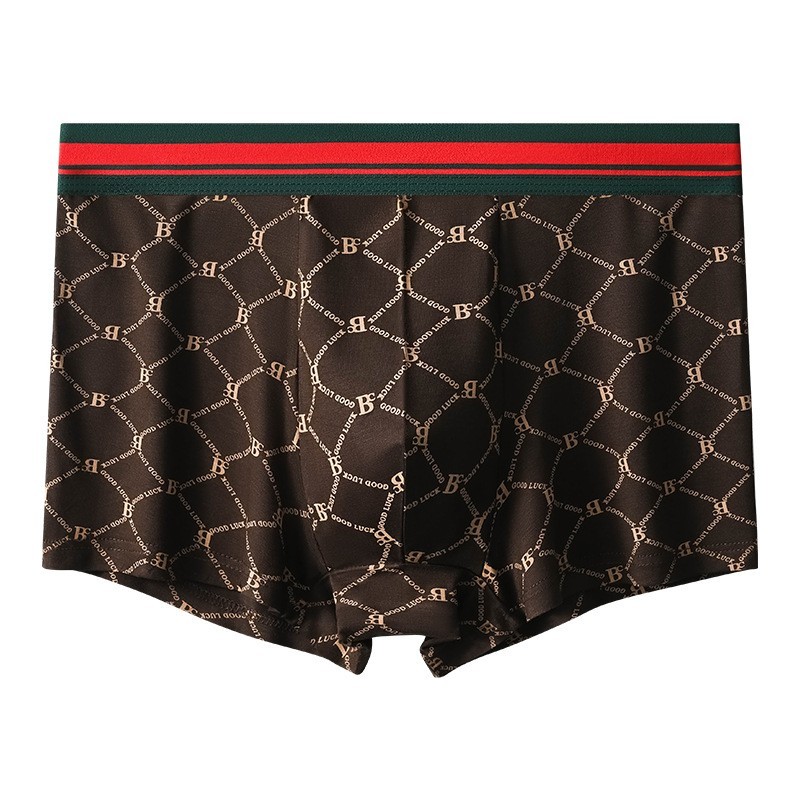 4 Pack Men’s Underwear Soft Boxer Briefs Breathable Comfortable Trunks